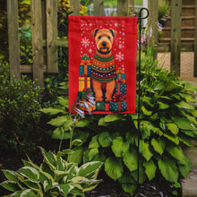 Load image into Gallery viewer, Lakeland Terrier Holiday Christmas Garden Flag – Outdoor Decorative Yard Flag