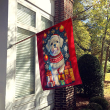 Load image into Gallery viewer, Maltese Holiday Christmas House Flag
