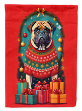 Load image into Gallery viewer, Mastiff Holiday Christmas House Flag