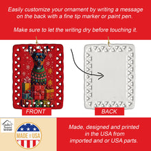 Load image into Gallery viewer, Miniature Pinscher Holiday Christmas Porcelain Ornament