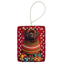 Load image into Gallery viewer, Newfoundland Holiday Christmas Porcelain Ornament