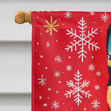 Load image into Gallery viewer, Norwegian Elkhound Holiday Christmas House Flag