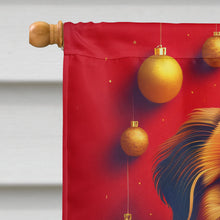 Load image into Gallery viewer, Pekingese Holiday Christmas House Flag