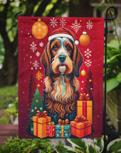 Load image into Gallery viewer, Petit Basset Griffon Vendeen Holiday Christmas Garden Flag – Outdoor Decorative Yard Flag