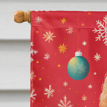 Load image into Gallery viewer, Poodle Holiday Christmas House Flag