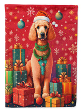 Load image into Gallery viewer, Poodle Holiday Christmas House Flag