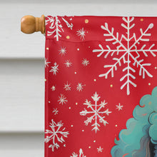 Load image into Gallery viewer, Poodle Holiday Christmas House Flag