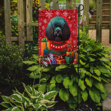 Load image into Gallery viewer, Poodle Holiday Christmas Garden Flag – Outdoor Decorative Yard Flag