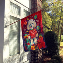 Load image into Gallery viewer, Poodle Holiday Christmas House Flag