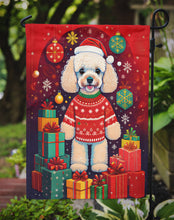 Load image into Gallery viewer, Poodle Holiday Christmas Garden Flag – Outdoor Decorative Yard Flag