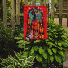 Load image into Gallery viewer, Rhodesian Ridgeback Holiday Christmas Garden Flag – Outdoor Decorative Yard Flag
