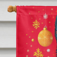 Load image into Gallery viewer, Schipperke Holiday Christmas House Flag