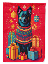 Load image into Gallery viewer, Schipperke Holiday Christmas Garden Flag – Outdoor Decorative Yard Flag