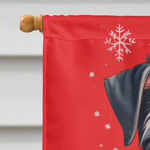 Load image into Gallery viewer, Schnauzer Holiday Christmas House Flag