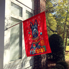 Load image into Gallery viewer, Scottish Terrier Holiday Christmas House Flag