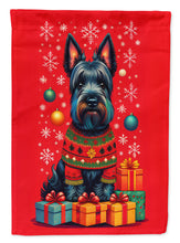 Load image into Gallery viewer, Scottish Terrier Holiday Christmas House Flag