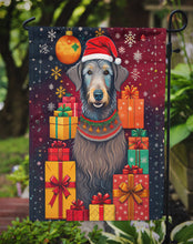 Load image into Gallery viewer, Scottish Deerhound Holiday Christmas Garden Flag – Outdoor Decorative Yard Flag