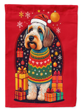 Load image into Gallery viewer, Sealyham Terrier Holiday Christmas Garden Flag – Outdoor Decorative Yard Flag