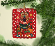 Load image into Gallery viewer, Shar Pei Holiday Christmas Porcelain Ornament