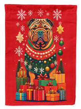 Load image into Gallery viewer, Shar Pei Holiday Christmas Garden Flag – Outdoor Decorative Yard Flag