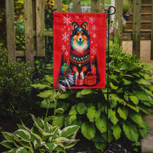 Load image into Gallery viewer, Sheltie Holiday Christmas Garden Flag – Outdoor Decorative Yard Flag
