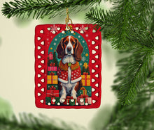 Load image into Gallery viewer, Welsh Springer Spaniel Holiday Christmas Porcelain Ornament