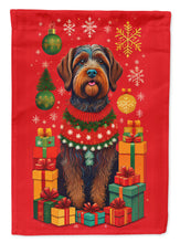 Load image into Gallery viewer, Wirehaired Pointing Griffon Holiday Christmas House Flag