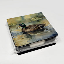 Load image into Gallery viewer, American Black Duck PU Leather Note Paper Holder