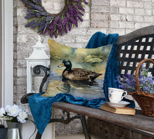 Load image into Gallery viewer, American Black Duck Throw Pillow