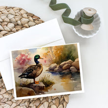 Load image into Gallery viewer, American Black Duck Greeting Cards - Blank Note Cards – 8-Pack of Artist-Designed Cards with Envelopes