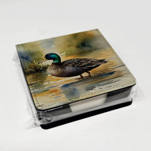 Load image into Gallery viewer, American Black Duck PU Leather Note Paper Holder