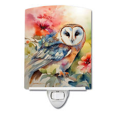 Load image into Gallery viewer, Barn Owl Ceramic Night Light