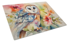 Load image into Gallery viewer, Barn Owl Glass Cutting Boards – Durable, Decorative Kitchen Art