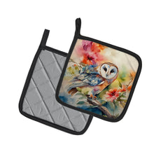 Load image into Gallery viewer, Barn Owl Pot Holders - Set of 2 Decorative Kitchen Helpers | Made in the USA