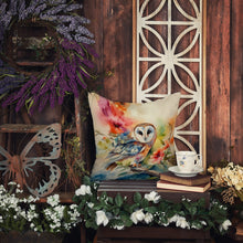 Load image into Gallery viewer, Barn Owl Throw Pillow - 14x14 Decorative Pillow – Art for Your Home &amp; Patio