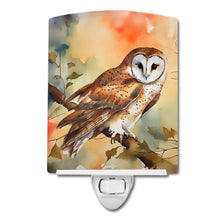 Load image into Gallery viewer, Barn Owl Ceramic Night Light