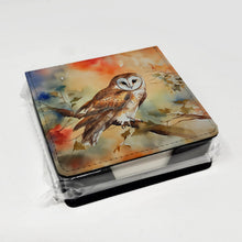 Load image into Gallery viewer, Barn Owl PU Leather Note Paper Holder