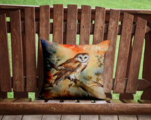 Load image into Gallery viewer, Barn Owl Throw Pillow - 14x14 Decorative Pillow – Art for Your Home &amp; Patio