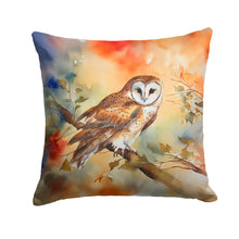Load image into Gallery viewer, Barn Owl Throw Pillow - 14x14 Decorative Pillow – Art for Your Home &amp; Patio