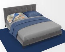 Load image into Gallery viewer, Blue Jay Standard Pillowcase – Artistic Decorative Front, White Back