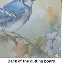 Load image into Gallery viewer, Blue Jay Glass Cutting Boards – Durable, Decorative Kitchen Art