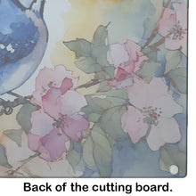 Load image into Gallery viewer, Blue Jay Glass Cutting Boards – Durable, Decorative Kitchen Art