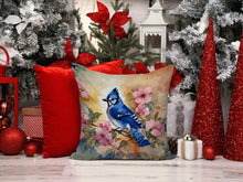 Load image into Gallery viewer, Blue Jay Throw Pillow - 14x14 Decorative Pillow – Art for Your Home &amp; Patio