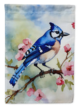 Load image into Gallery viewer, Blue Jay Garden Flag – Outdoor Decorative Yard Flag