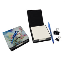 Load image into Gallery viewer, Blue Jay PU Leather Note Paper Holder