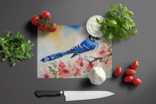 Load image into Gallery viewer, Blue Jay Glass Cutting Boards – Durable, Decorative Kitchen Art