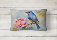 Load image into Gallery viewer, Bluebird Throw Pillow