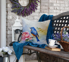 Load image into Gallery viewer, Bluebird Throw Pillow