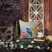 Load image into Gallery viewer, Bluebird Throw Pillow