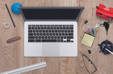 Load image into Gallery viewer, Bluebird Sticky Note Holder- Refiilable Desk Accessory Note Pad